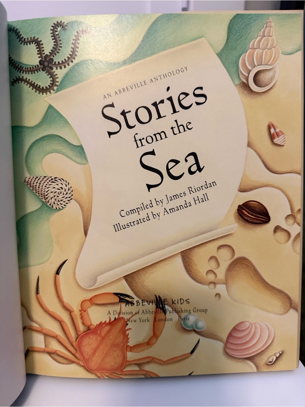Stories from the Sea First Edition 1996 Hardcover Dust Jacket Amanda Hall - Picture 3 of 5